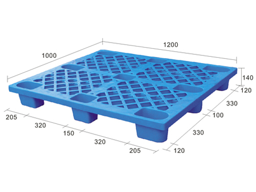 1210网格轻型塑料托盘