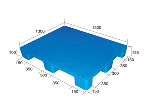 1313平板九脚（置钢管）塑料托盘