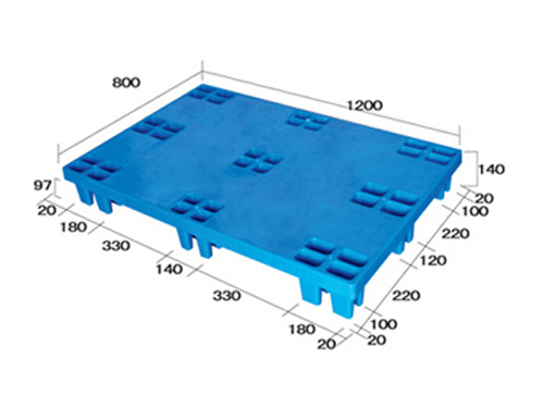 1208平板轻型塑料托盘