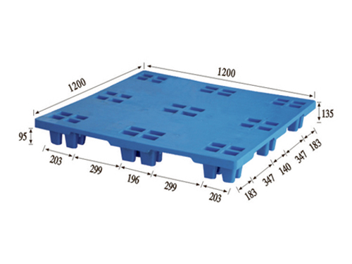 1212平板轻型塑料托盘