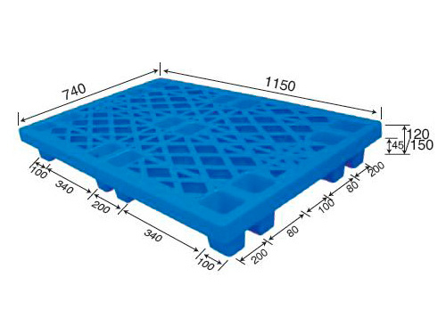 11574网格轻型塑料托盘