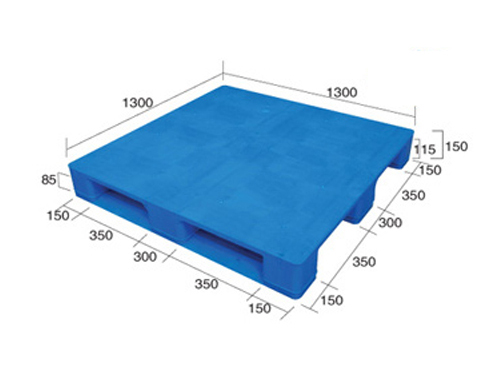 1313平板川字（内置钢管）塑料托盘