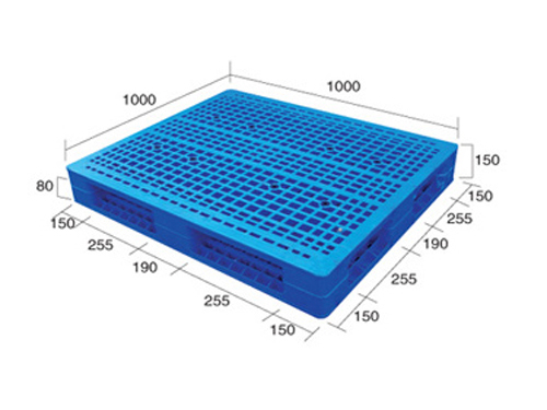 1010网格双面（置钢管）塑料托盘