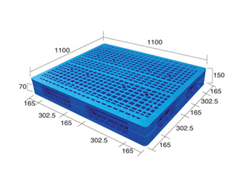 1111网格双面（置钢管）塑料托盘