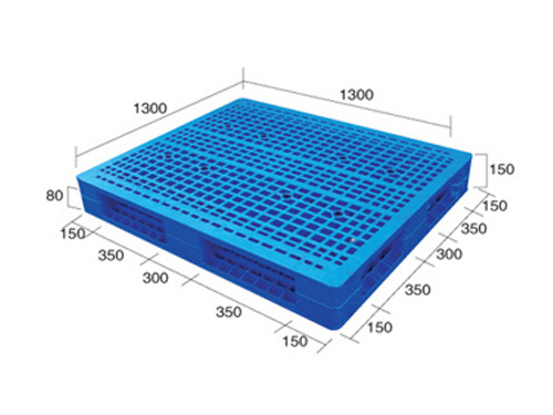 1313网格双面（置钢管）塑料托盘