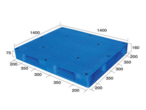 1414网格双面（置钢管）塑料托盘